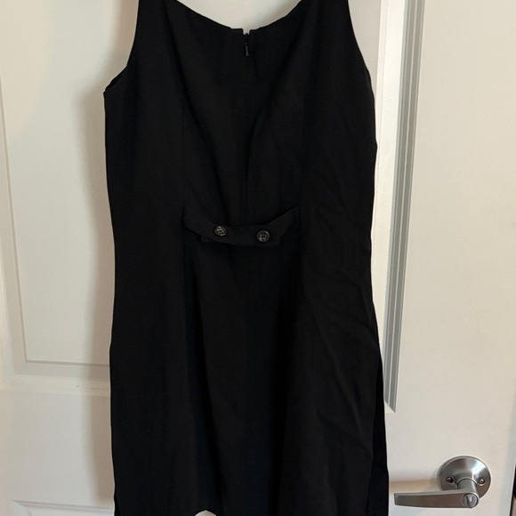 Banana Republic Black Sleeveless Romper | Wide Strap Back Zip - Picture 4 of 5
